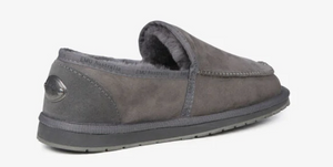 Emu Australia Mens Hume Platinum Sheepskin Slipper Charcoal