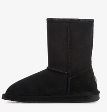 Load image into Gallery viewer, Emu Australia Womens  Platinum Stinger Slim Low Sheepskin Boot Black