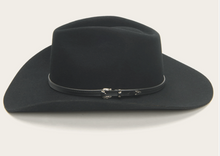 Load image into Gallery viewer, Stetson Men&#39;s Seneca 4X Felt Cowboy Hat Black