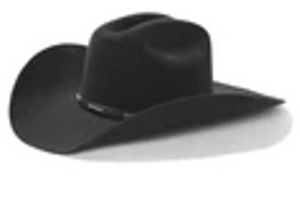 Stetson Llano 4X Wool Western Hat Black Wool