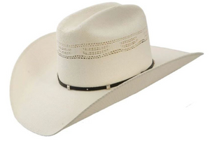 Stetson Mens White Horse Straw Hat