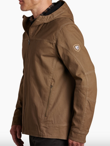 Kuhl Mens Law Hooded Jacket Dark Khaki