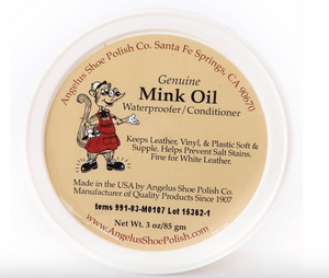 Angelus Mink Oil - Small Tub 3.4 Ounce