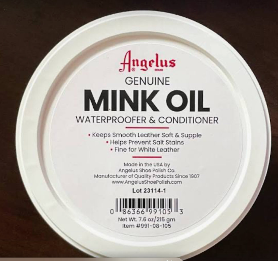 Angelus Mink Oil - Large Tub 7.5 Ounces