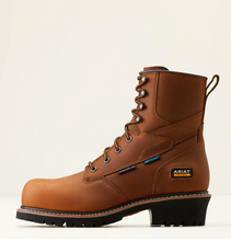 Load image into Gallery viewer, Ariat Mens 8 Inch Logger Shock Shield Composite Toe Work Boot