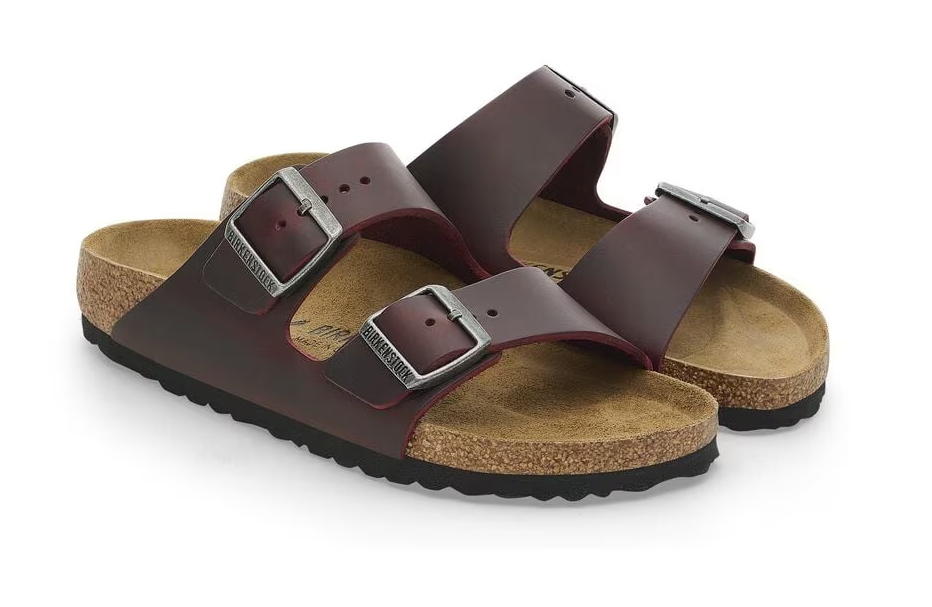 BIRKENSTOCK Womens ARIZONA OILED LEATHER ZINFANDEL