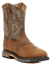 Load image into Gallery viewer, Ariat Men’s Workhog Round Toe 10 Inch Pull on Soft Toe Work Boot