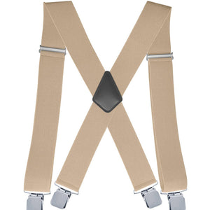 ADJUSTABLE 5CM ELASTIC X-SHAPED SUSPENDER CLIP_CWMM1109: COFFEE / (OS) 2