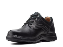 Load image into Gallery viewer, Clarks Mens Unbrawley Pace Casual Dress Shoe Black Leather