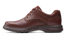 Load image into Gallery viewer, Clarks Mens Unbrawley Pace Casual Dress Shoe Mahogany Leather