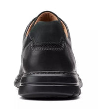 Load image into Gallery viewer, Clarks Mens Unbrawley Pace Casual Dress Shoe Black Leather