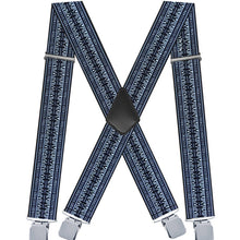 Load image into Gallery viewer, ADJUSTABLE 5CM ELASTIC X-SHAPED SUSPENDER CLIP_CWMM1109: COFFEE / (OS) 2