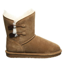 Load image into Gallery viewer, Bearpaw Rosaline Hickory Button Short Boot Hickory