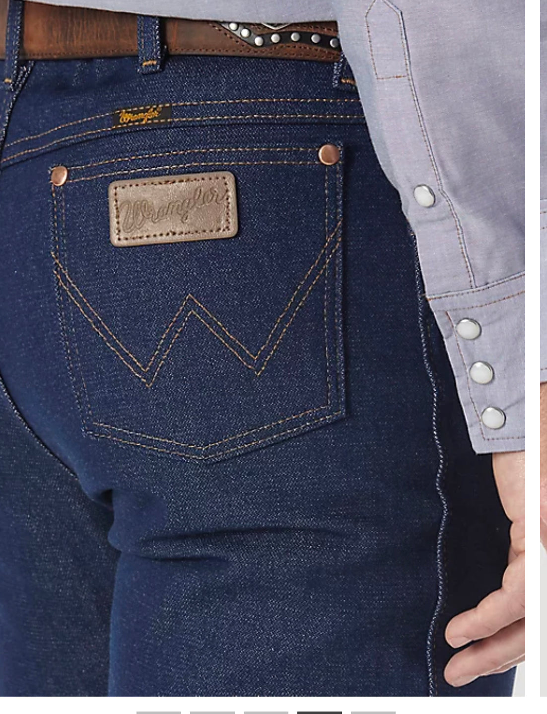 Wrangler Women's Cowboy Cut Slim Fit Jeans - Prewashed Indigo