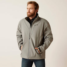 Load image into Gallery viewer, ARIAT MEN&#39;S LOGO 2.0 SOFTSHELL INSULATED JACKET JETTY GREY