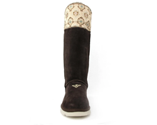 Load image into Gallery viewer, Superlamb Womens Mongol Sheepskin Boot Chocolate