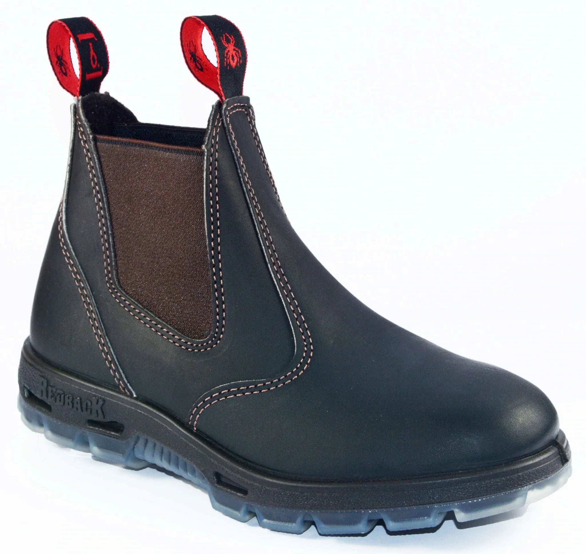 Redback slip on steel toe boots on sale