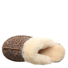 Load image into Gallery viewer, BEARPAW WOMEN&#39;S LOKI SUEDE SLIDE SLIPPER EXOTIC LEOPARD