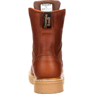 Georgia G8152 Mens 8" Wedge Work Boot Golden Brown