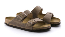 Load image into Gallery viewer, Birkenstock Arizona 2-Strap Sandal Soft Footbed Unisex Sandal Tabacco Brown