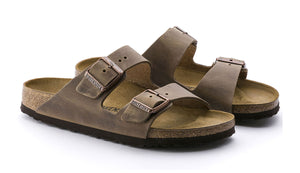 Birkenstock Arizona 2-Strap Sandal Soft Footbed Unisex Sandal Tabacco Brown