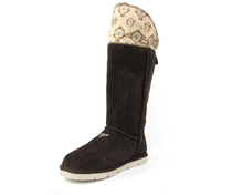 Load image into Gallery viewer, Superlamb Womens Mongol Sheepskin Boot Chocolate