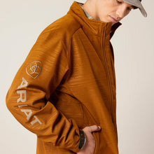 Load image into Gallery viewer, ARIAT MEN&#39;S LOGO 2.0 SOFTSHELL INSULATED JACKET CHESTNUT EMBOSSED