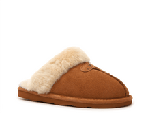 Load image into Gallery viewer, BEARPAW WOMEN&#39;S LOKI SIDE SUEDE SLIPPER HICKORY